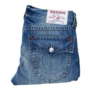 True Religion Jeans Size 34 SLIM Blue